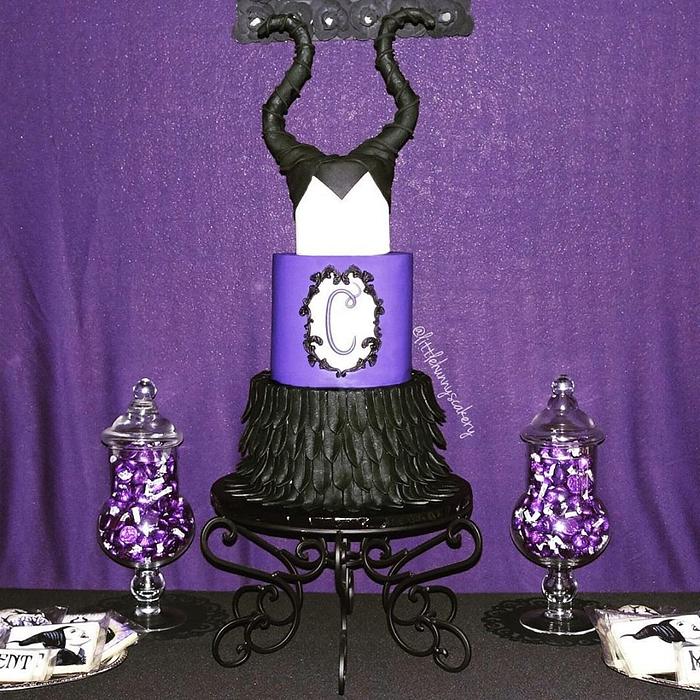 Maleficent cake
