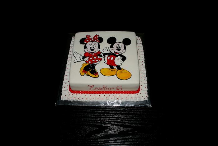 Minnie and Mickey mouse 