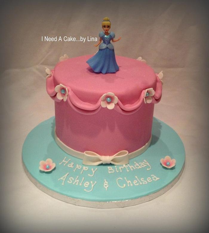 Cinderella pink cake