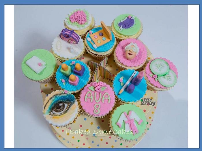 Pamper Party Cupcakes