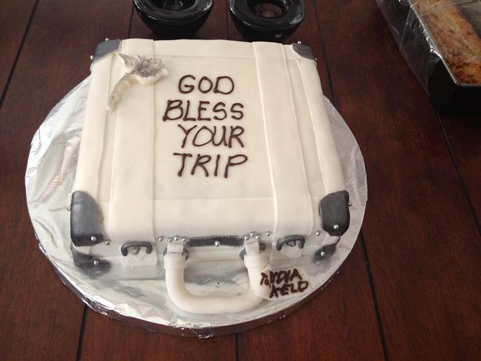 Farewell surprise cake