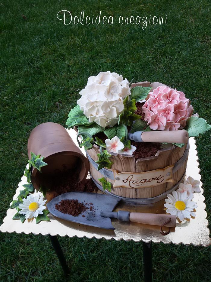 Torta giardinaggio - Gardening cake