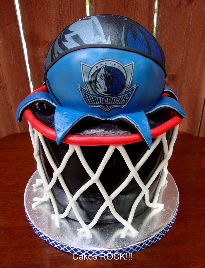 Dallas Mavericks Basketball Cake