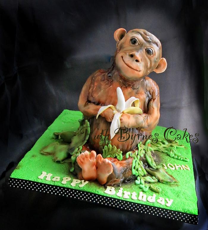 Monkey cake for my brother