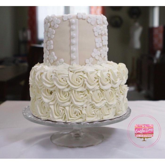 Wedding Dress Cake 