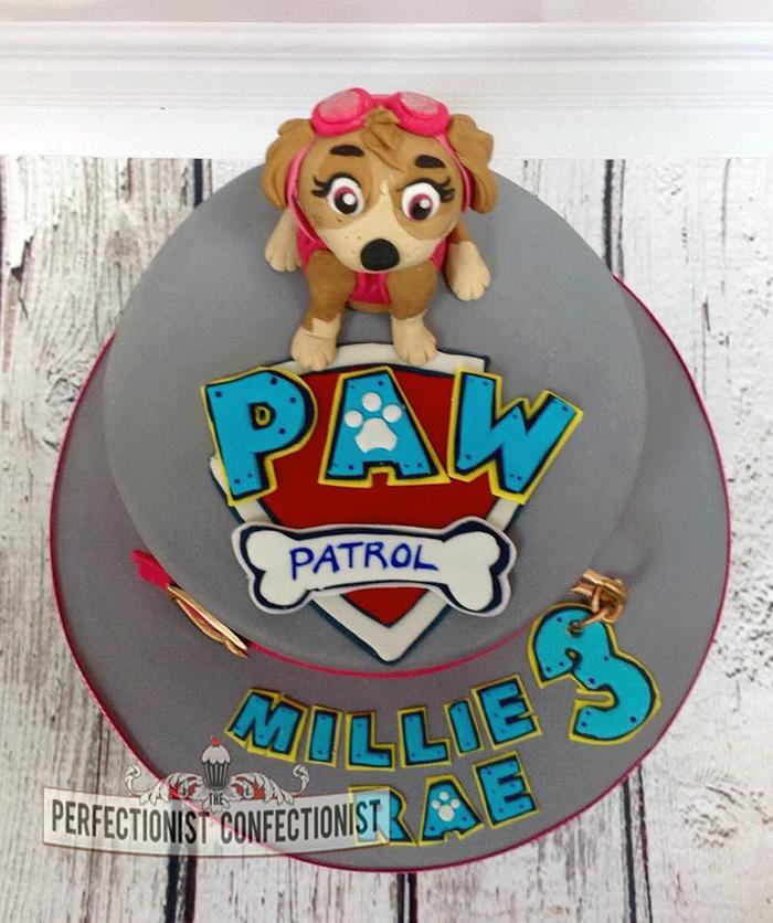Skye - Paw Patrol Puppy cake 