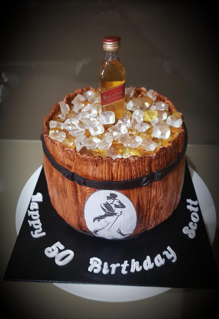 M347) Delicious Liquor Theme Cake (1 Kg). – Tricity 24