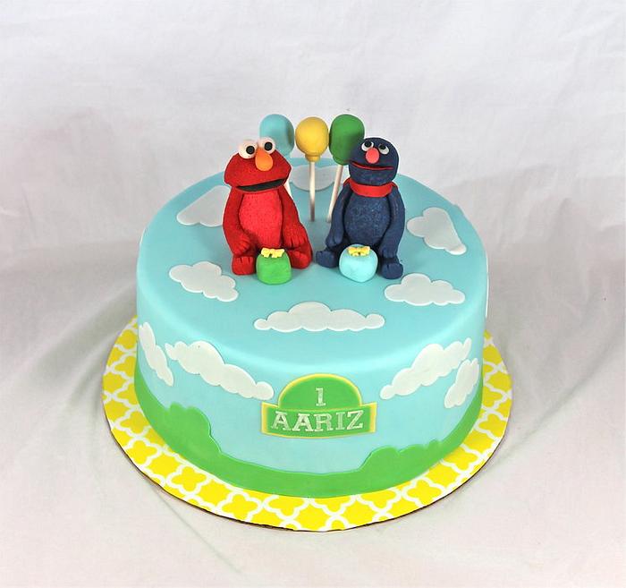 Sesame street cake