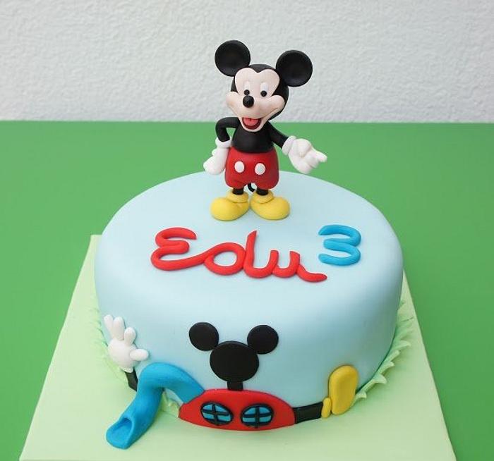 Mickey Mouse's House Cake - Tarta La Casa de Mickey Mouse 