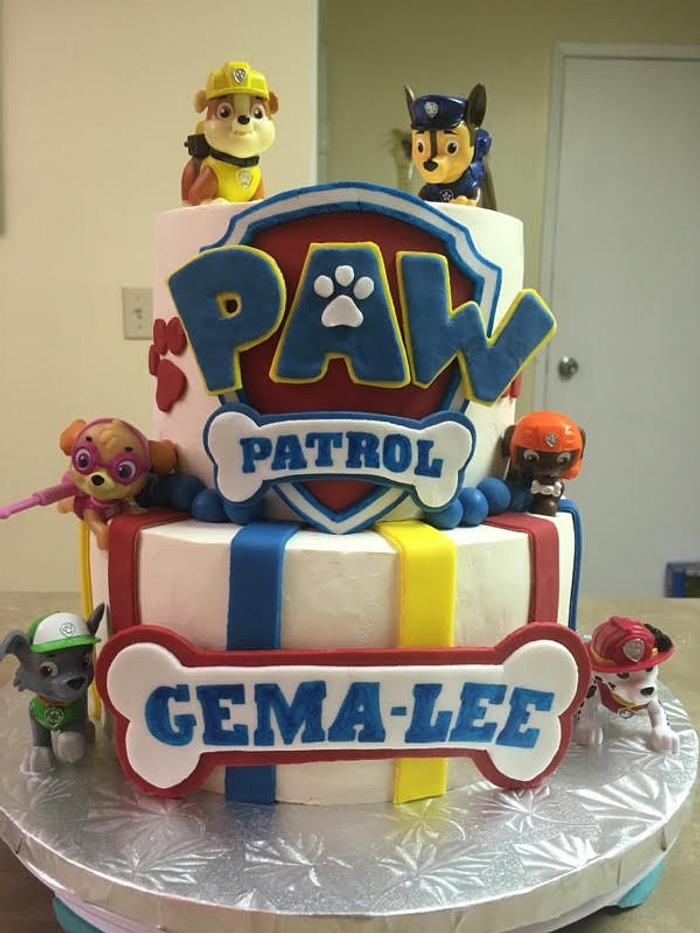 Paw Patrol cake for girl