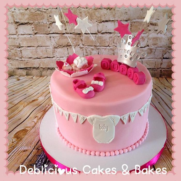Princess Duffy, baby shower cake!