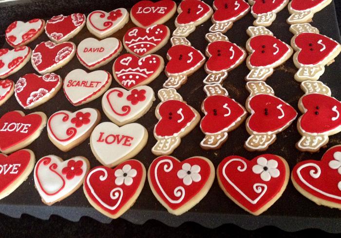 v Day cookies