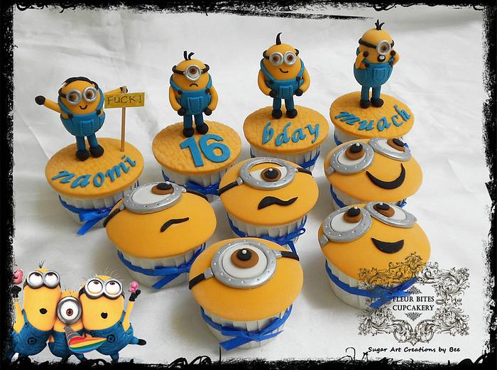 Despicable Me Inspired Cupcakes