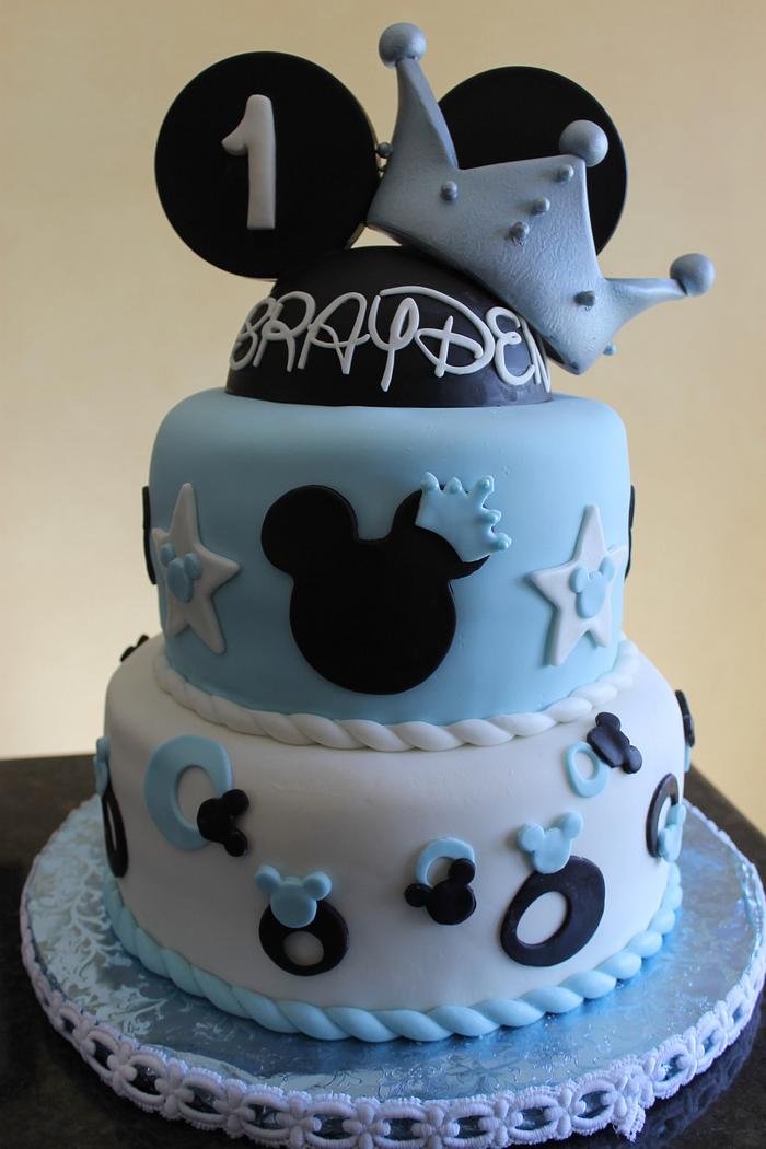 Disney Themed 1st Birthday Cake