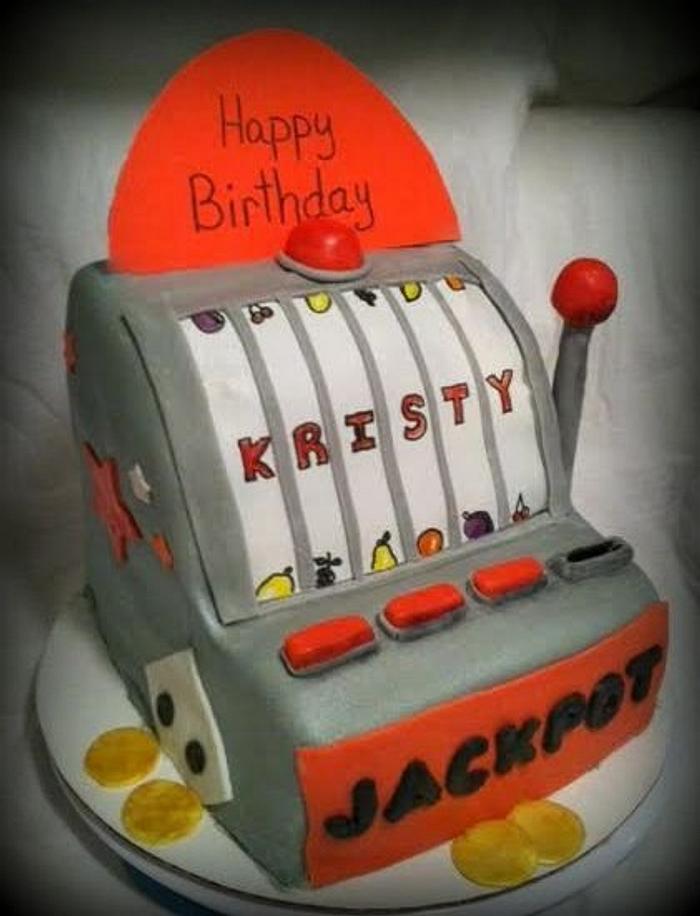 Slot Machine Birthday Cake