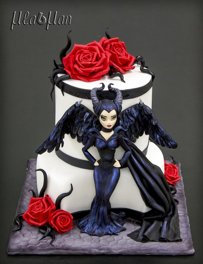 Maleficent Cake