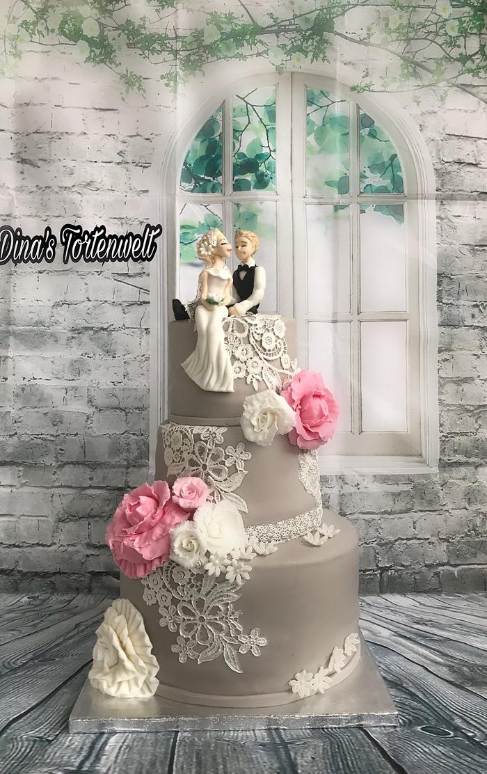Vintage Wedding Cake 