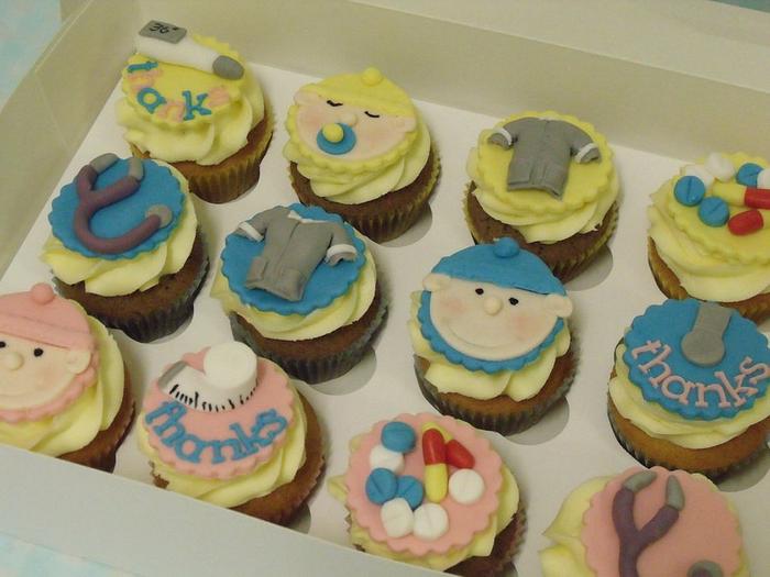 midwife cupcakes