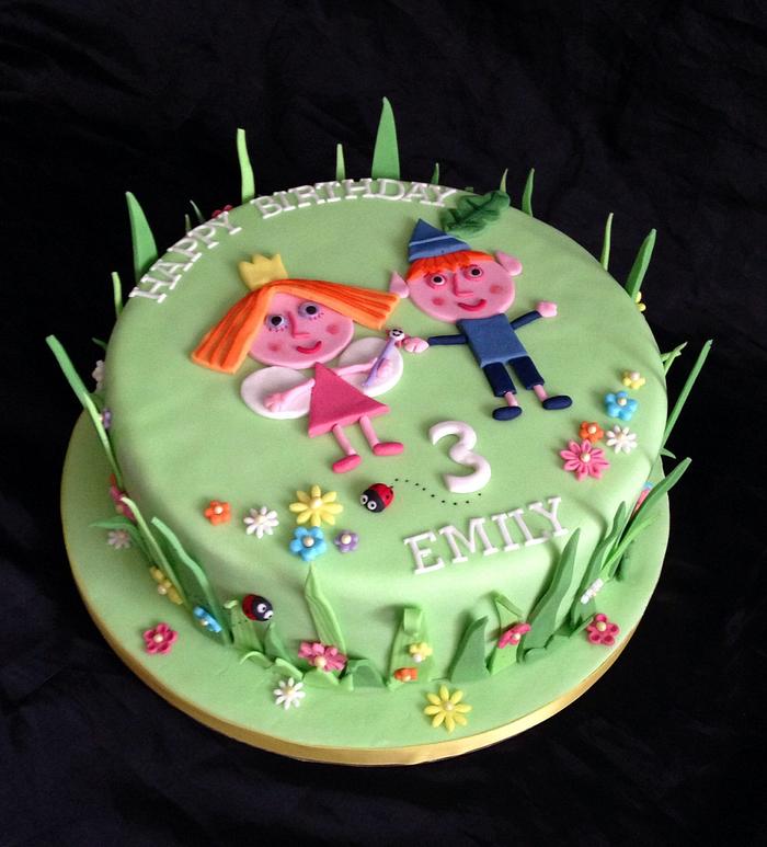 Ben and Holly Garden Cake