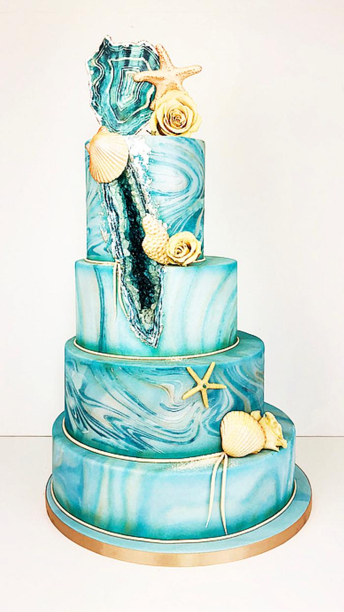 Wedding cake sea minéral 
