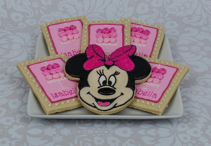 Minnie Ombre Cake Cookies