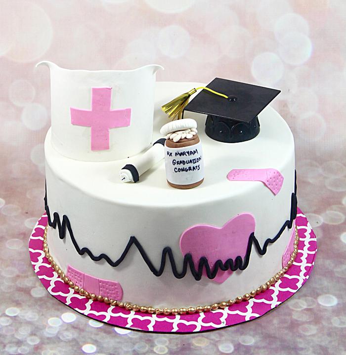 Nurses graduation cake 
