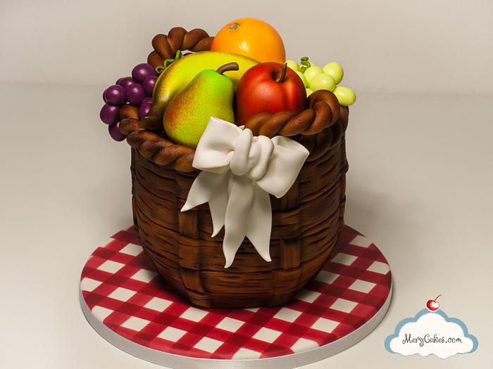 Basket Fruit Cake 