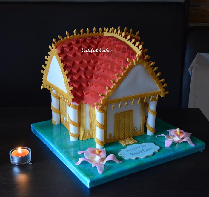 Thai temple cake