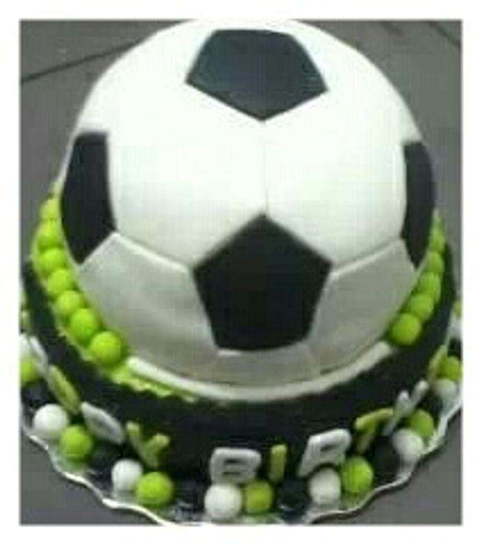 futbol cake