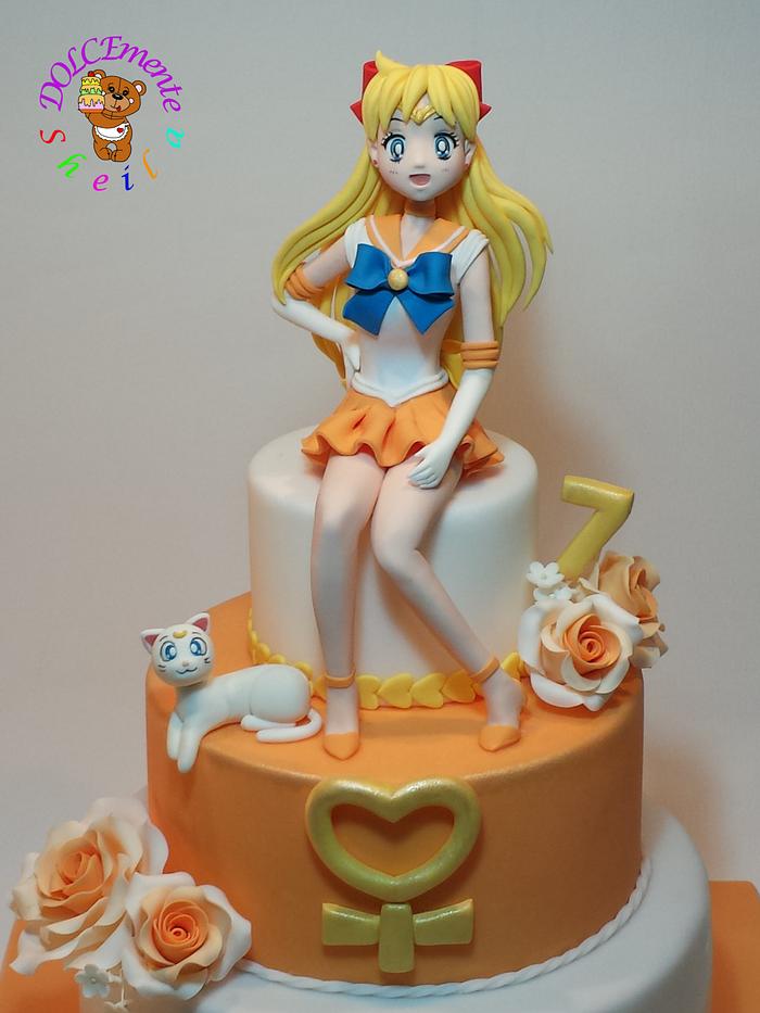 Sailor Venus cake