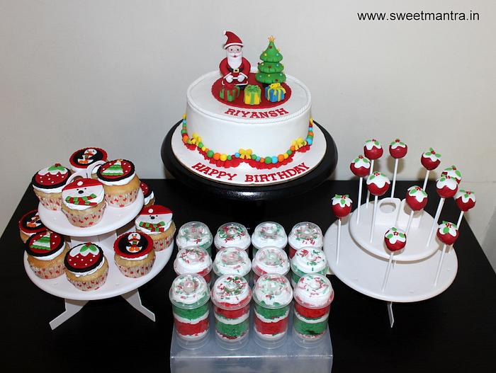 Santa sugar table