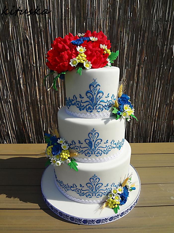 folklor wedding cake