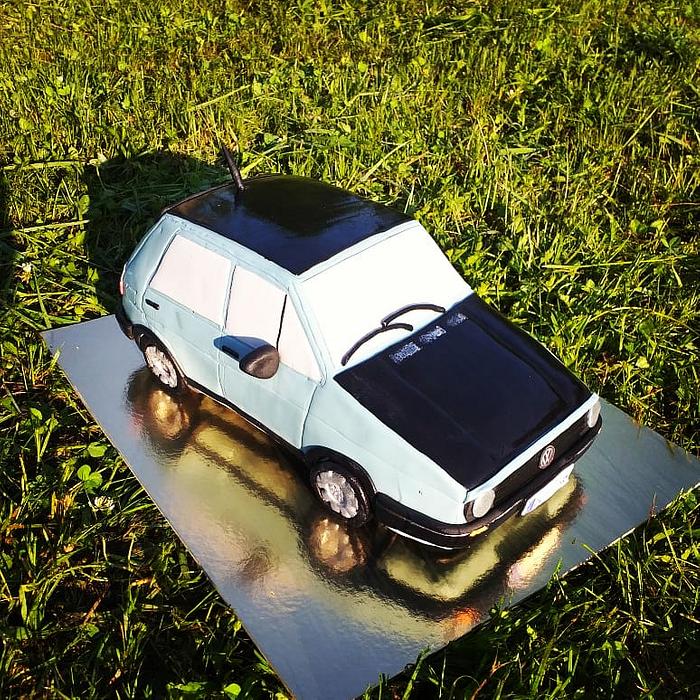 VW car cake