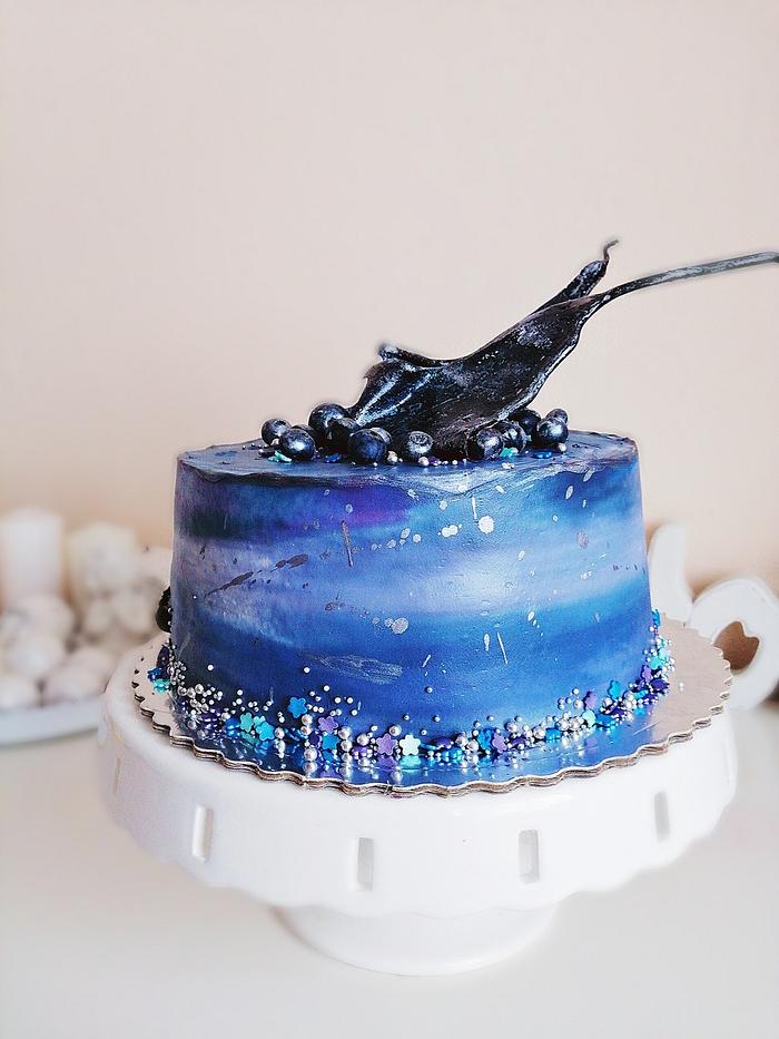 Galaxy cake 