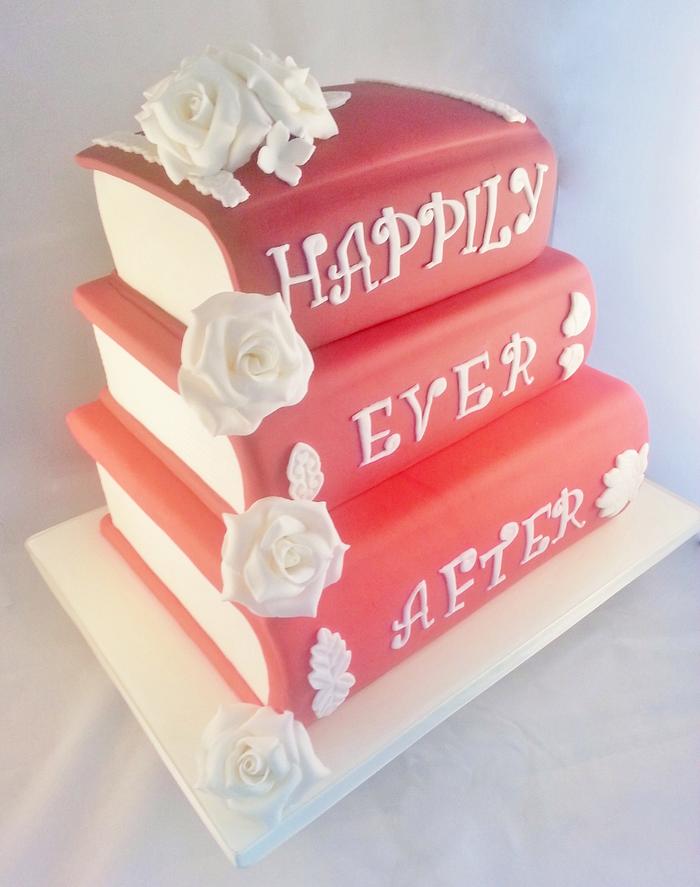 Fairytale Books Wedding Cake
