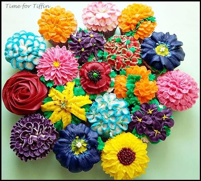 Flower cupcake bouquet 