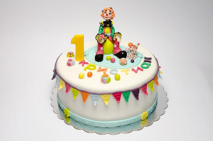 Clown cake