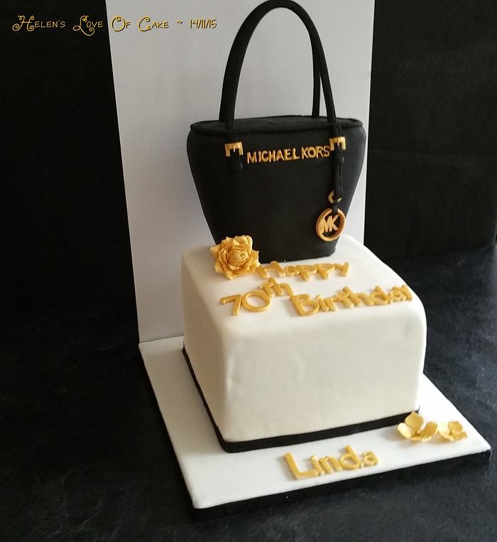 Michael Kors Handbag Cake 