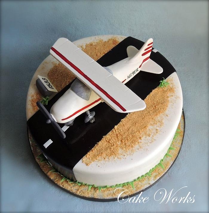 Airplane Groom's Cake