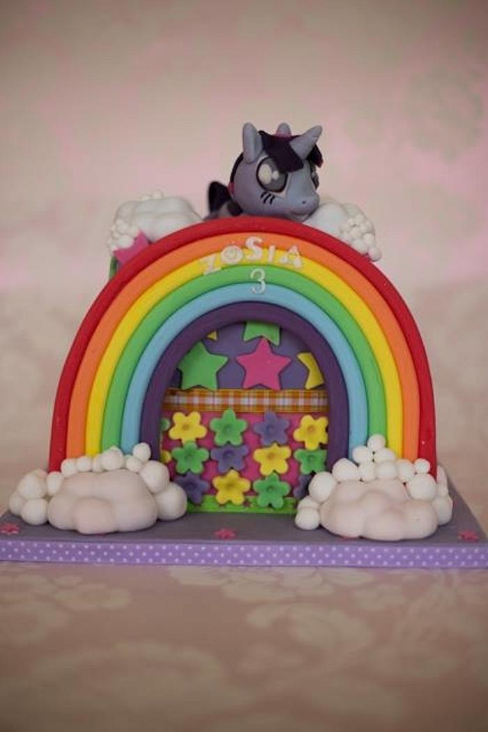 Twighlight sparkle/my little pony birthday cake
