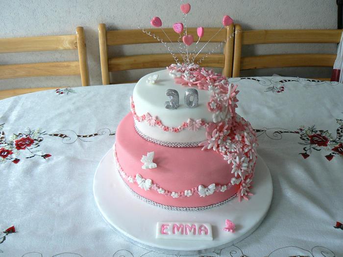 Emma's 30th Birthday cake