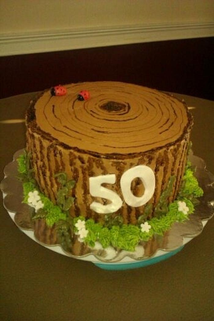 log cake