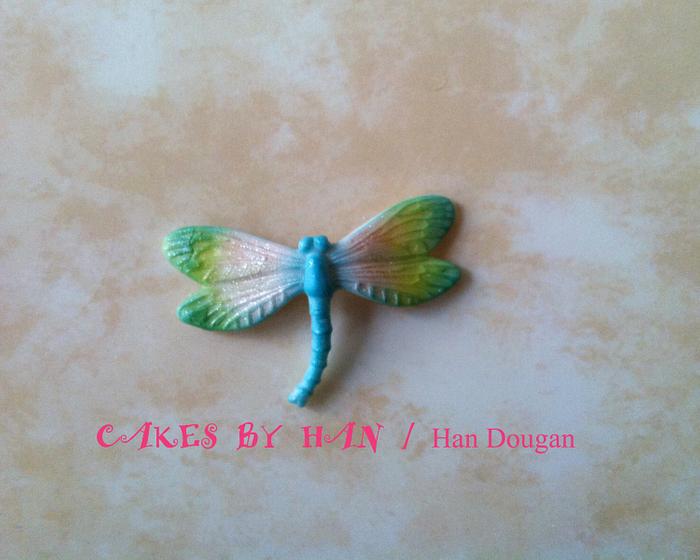 Just photo of my gumpaste Dragonfly