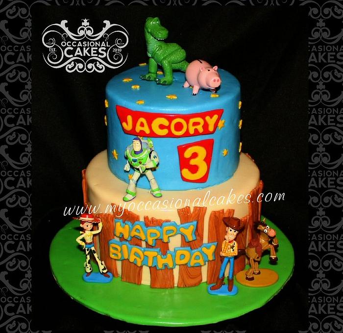 Toy Story (TM) themed cake