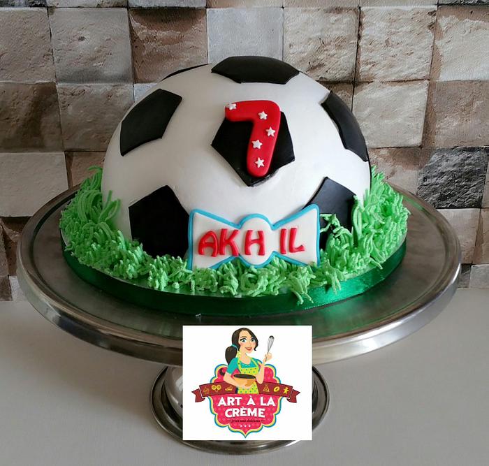 Football cake for a Messi lover