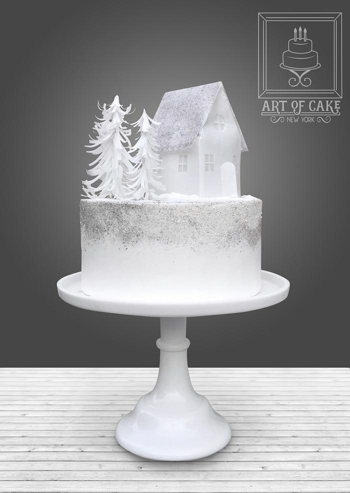 Winter Wonderland Cake