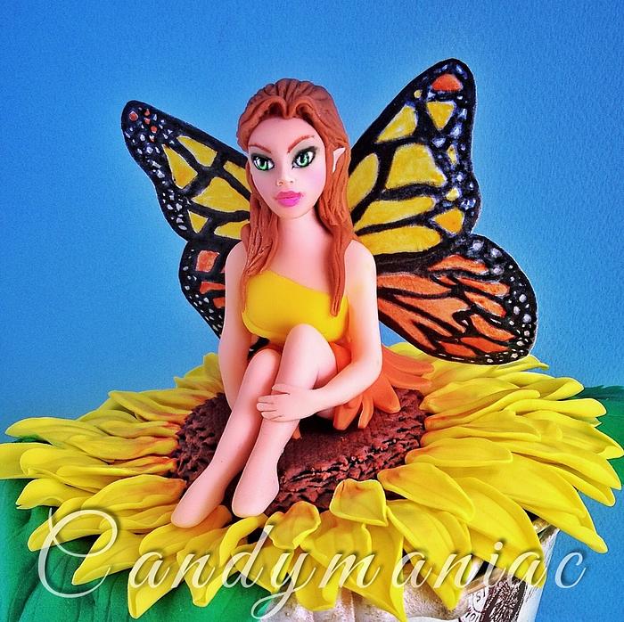 Miniature monarch fairy 
