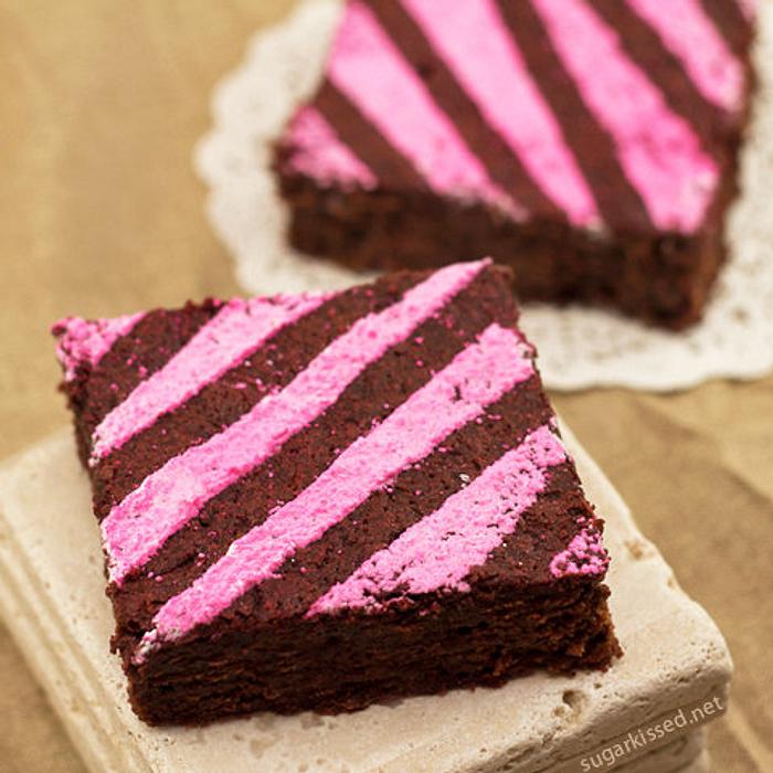 Decadent Decorated Brownies