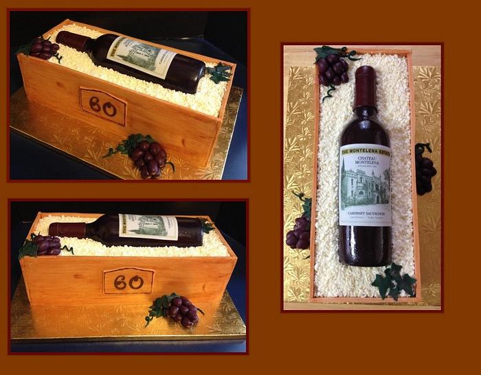 Wine Crate Cake
