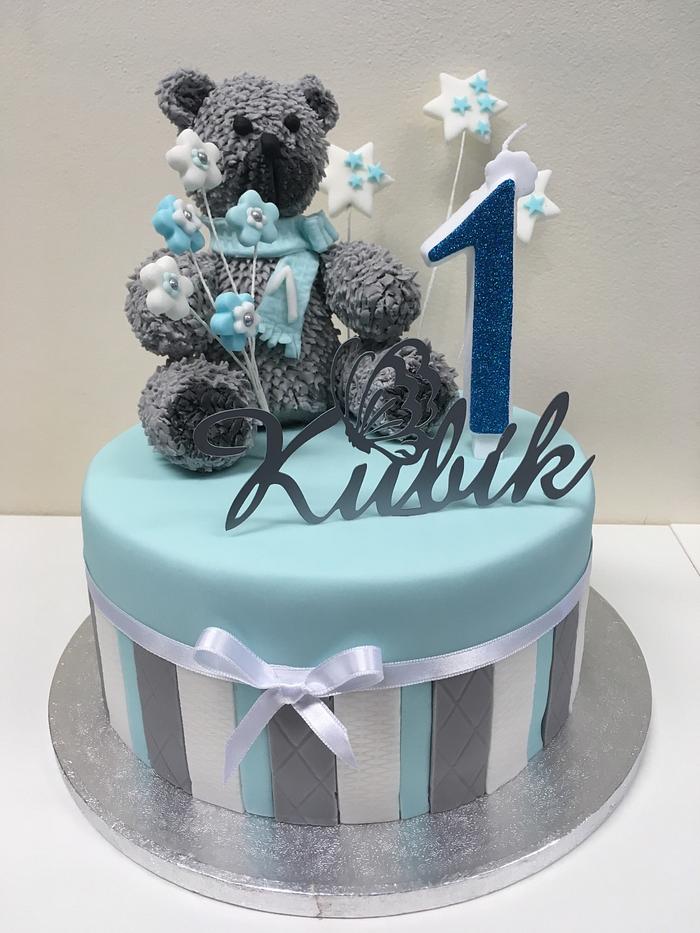 1st Birthday cake for babyboy Kubik